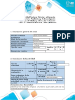 Guía de Actividades y Rúbrica de Evaluación - Tarea 2 - Sistemas Muscular, Óseo y Nervioso