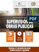 Supervision de Obras Públicas PDF 1 PDF