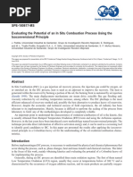 SPE-180817-MS Evaluating The Potential of An in Situ Combustion Process Using The Isoconversional Principle