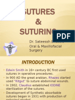 Sutures & Suturing: Dr. Sateessh Bhatele Oral & Maxillofacial Surgery