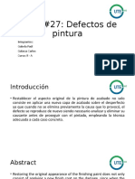 AA - 8A - Tema #27 - Defectos de Pintura - Gabela - Paul - Galarza - Carlos