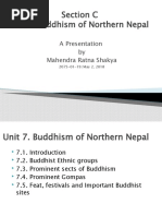 Section C Unit 7 Buddhism of Northern Nepal: A Presentation by Mahendra Ratna Shakya