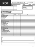 Nom de Technicien Signature Durée D'intervention: Ordinary Maintenance 250 H For Forklift Fantuzzi (FDC 25 K8)