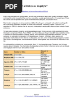 How Much Text Is in A Kilobyte or Megabyte?: Author: Administrator Saved From