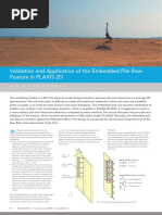 (ARTICLE) Plaxis Bulletin (2013) Validation of The Embedded Pile Row in PLAXIS 2D - Iss34 Art2 PDF