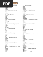 Latihan Kelas 8 (Simple Past Tense)