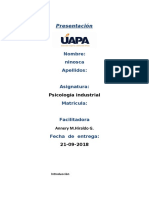 Tarea 3 de Psicologia Industrial