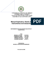 Manual de Instrumentos de Evaluación