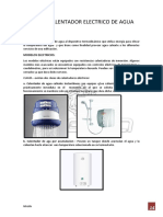 Instalar Calentador Electrico de Agua