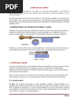 Tipos de Lijas, Técnicas de Limado-Lijado