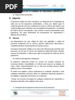 Codigo de Etica de La Carrera de Ingenieria Ambiental