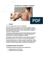 Anatomia Palpatoria Del Miembro Superior