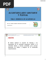 Tema 04 - Hidráulica de Alcantarillas PDF