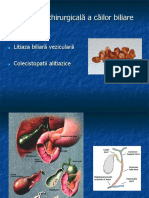 Curs 4 Patologia Chirurgicala A Cailor Biliare (Litiaza Colecistopatii) PDF