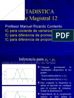 IC Diferencias y Cociente