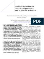 Determinación de Antioxidante en Subproductos de Café Producido y Comercializado en Risaralda (Colombia)