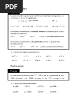 Potenciacion y Radicacion