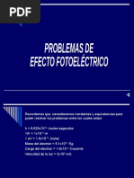 Problemas Efecto Fotoeléctrico