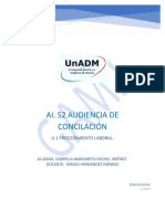 Ai. S2 Audiencia de Concilación: U.1 Procedimiento Laboral