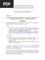 Clases 9 y 10. Igualdad y No Discriminación. Guía de Lectura PDF