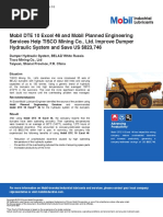 Mobil Dte 10 Excel 46 Helps Mining Hydraulic Systems PDF