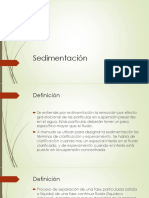 Sedimentadores Potable