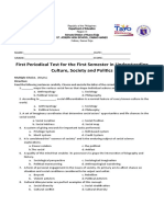 Periodical Test IN UCSP