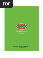 Annual Report: Heritage Foods (India) Limited