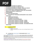 18.1 Outline The Mechanisms Which: Chemotherapy Target Dividing Cells