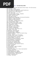 Ranking de Doble Nueve 2010