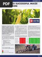 11 Keys To Successful Maize Production