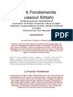 Les 6 Fondements Oussoul Sittah