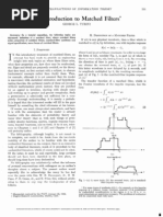 An Introduction To Matched Filter