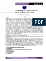 Non Performing Assets (Npas) : A Comparative Analysis of Sbi and Icici Bank