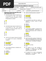 Taller Tipo ICFES Quimica 9.3