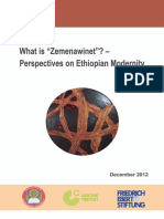 Modernity... Concept of Zemenawinet in Ethiopia