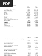 Balance Sheet (December 31, 2008)