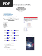 Reportes de Practicas VHDL