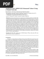 Analysis of IEC 61850-9-2LE Measured Values Using A Neural Network