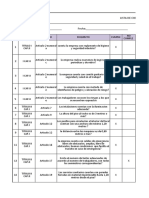 Lista de Chequeo 2400