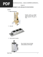 Equipment and Apparatus For Testing: Cement 1. Blaine Air Apparatus