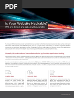 Is Your Website Hackable?: 70% Are. Detect and Action With Acunetix