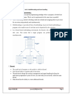 Multithreading Programming:: Unit 3: Multithreading and Event Handling