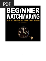 Beginner Watchmaking