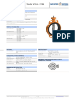 Product Data Sheet Wouter Witzel - EVBS: GD200 01 04 Valves Rubber Lined - Centric EVBS