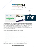 MCQs in Microwave Communications Part IX