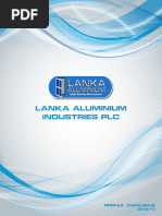 Lanka Alluminium - Profile Catlogue - CD PDF