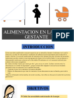 Alimentacion en La Gestante