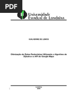 Otimizacao de Rotas Rodoviarias Utilizando o Algoritmo de Dijkstra e A API Do Google Maps - Guilherme Lemos