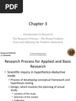 Introduction To Research The Research Process - The Broad Problem